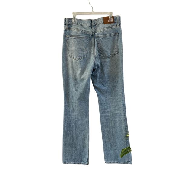 J.Crew Full-Length Demi Boot Jeans Light Indigo Wash High Rise Stretch Denim 25 - Picture 2 of 11